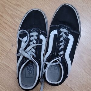 Vans Classic Black and White Sneakers